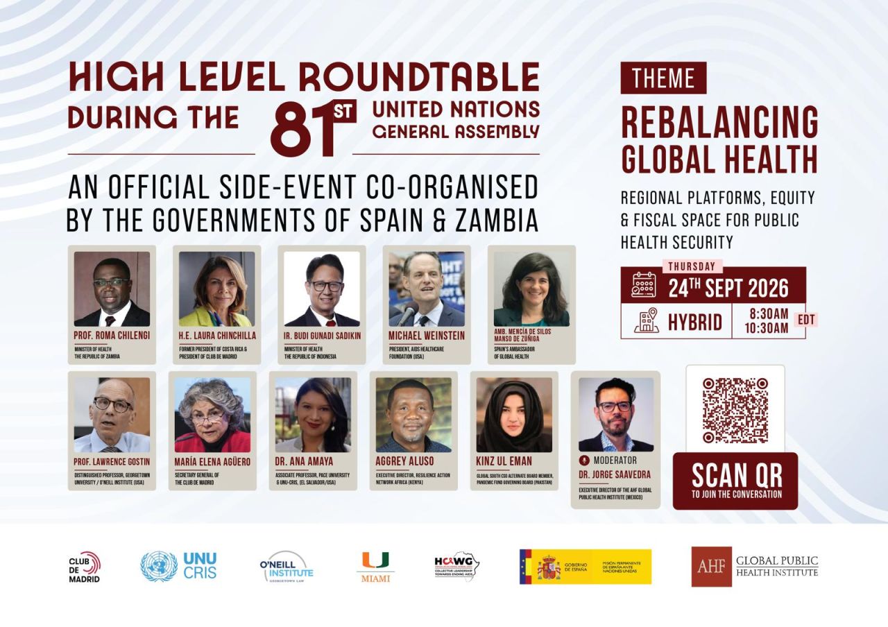 Rebalancing Global Health: Building a More Sustainable Future for Public Health Security